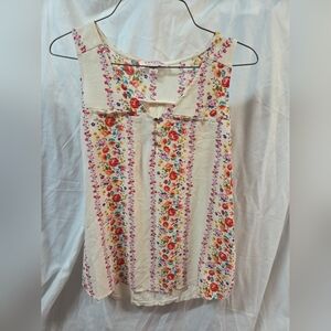 Floral Sleeveless Top